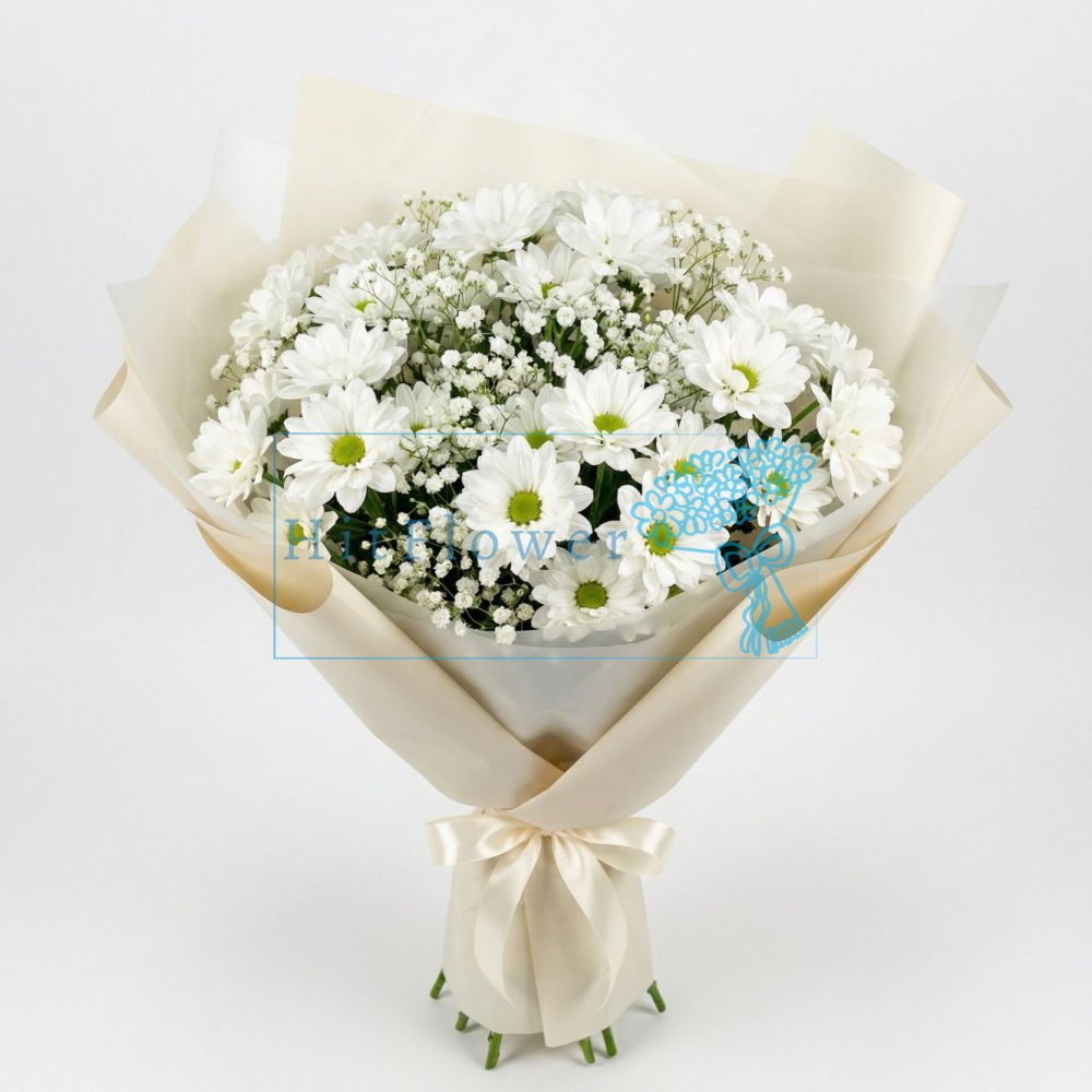 Букет цветов из: Хризантемы